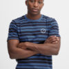 Casual Friday T-shirt med striber i blå - Lavet i 100% bomuld til herrer