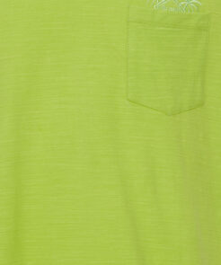 Lime grøn T-shirt med lomme, Blend 5 20715337 140244 300