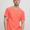 Pink/Orange T-shirt med lomme, Blend