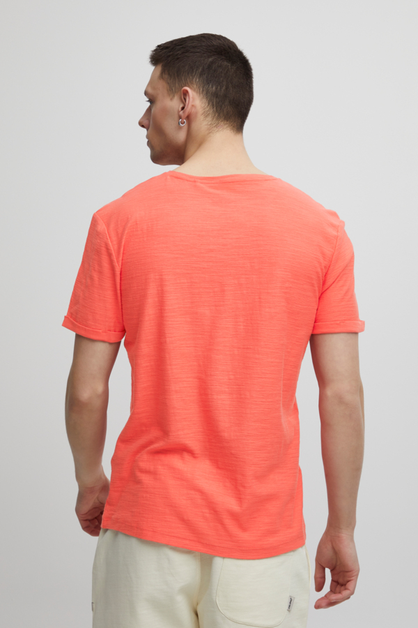 Pink/Orange T-shirt med lomme, Blend 2 Pink/Orange T-shirt med lomme, Blend - Billede 2