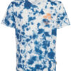 Blend T-shirt i mørkeblå og hvid med logo
