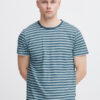 Blend T-shirt med striber i blå