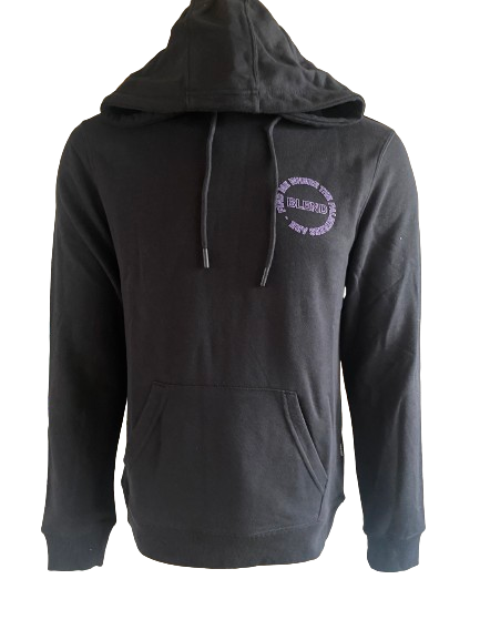 Blend Herre Hoodie Print Sort 1 Blend Herre Hoodie Print Sort