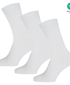 GIANVAGLIA® Deluxe SK-202 Bomuldssokker Hvide UNISEX