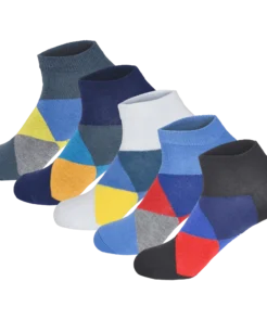 GIANVAGLIA® Deluxe SK-507 5-pak bomuldsankelsokker unisex - Billede 5