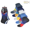 GIANVAGLIA® Deluxe SK-507 5-pak bomuldsankelsokker unisex