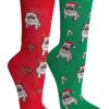 Unisex-sokker "X-Mas" * 2-pak JULEMOSSE