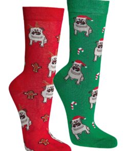Forside 22 Unisex-sokker "X-Mas" * 2-pak JULEMOSSE