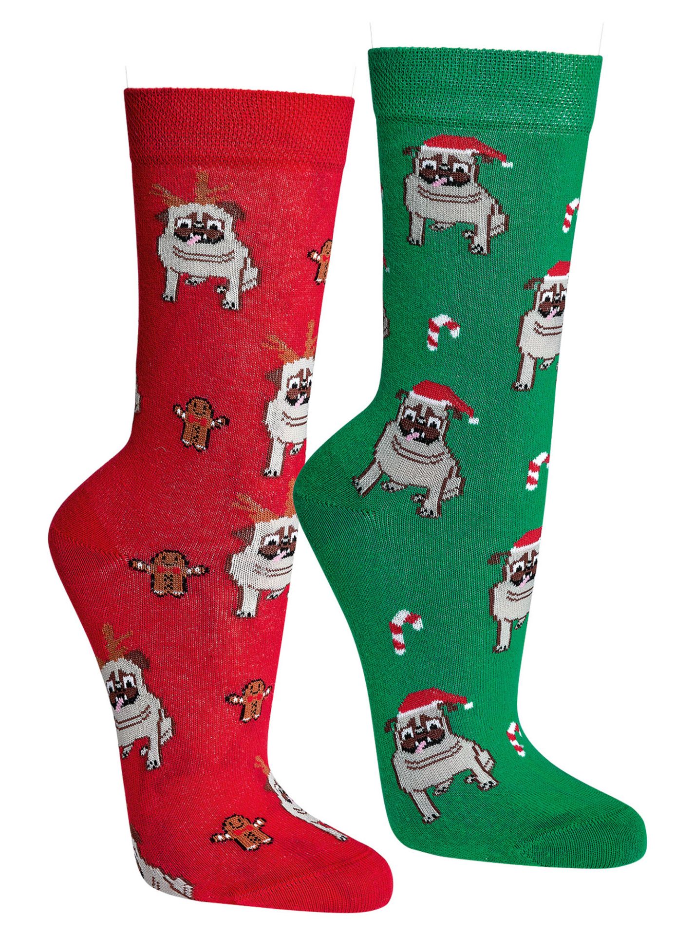 Unisex-sokker "X-Mas" * 2-pak JULEMOSSE 1 Unisex-sokker "X-Mas" * 2-pak JULEMOSSE