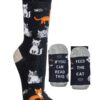 SOCKS4FUN Unisex sokker Katte 2pak