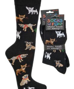 Forside 4 SOCKS4FUN Unisex sokker Hunde 2pak