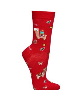 Unisex-sokker "X-Mas" * 2-pak Alpaca Jul 6 Unisex-sokker "X-Mas" * 2-pak Alpaca Jul - Billede 3