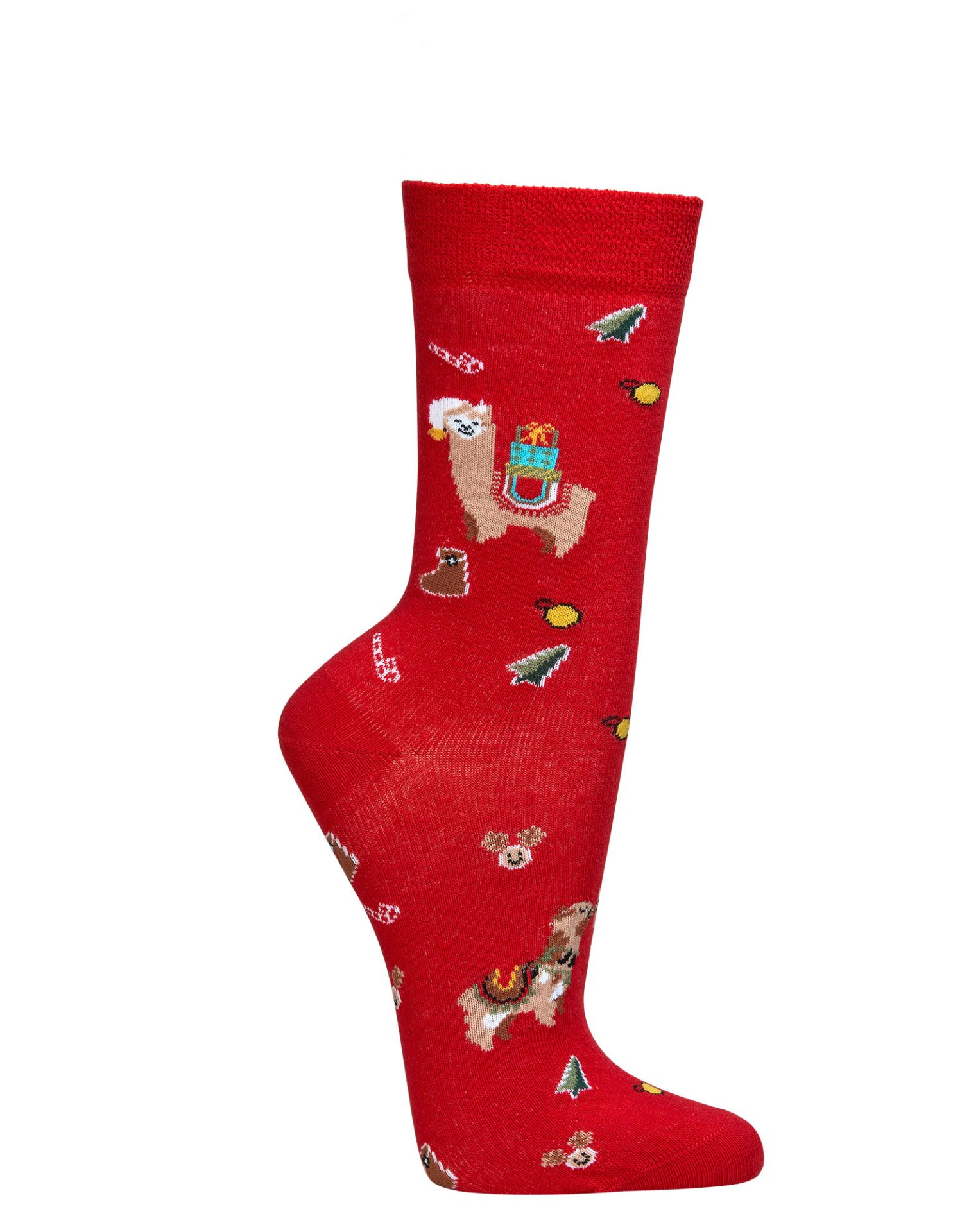 Unisex-sokker "X-Mas" * 2-pak Alpaca Jul 3 Unisex-sokker "X-Mas" * 2-pak Alpaca Jul - Billede 3