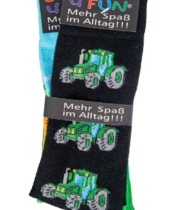 Forside 10 SOCKS4FUN Unisex sokker Traktor 2pak