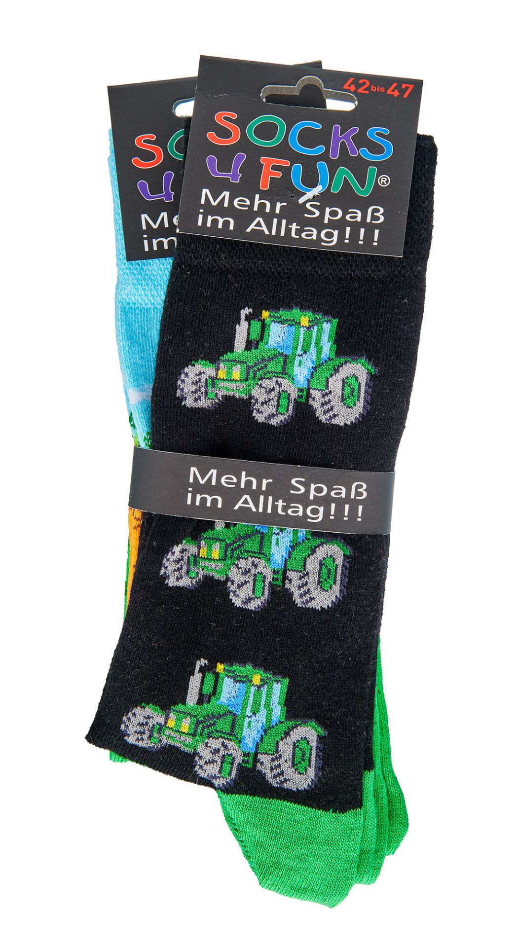 SOCKS4FUN Unisex sokker Traktor 2pak 1 SOCKS4FUN Unisex sokker Traktor 2pak