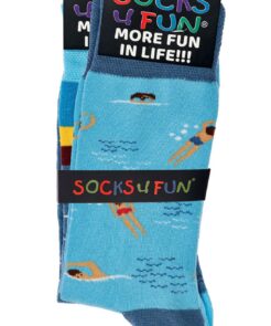 SOCKS4FUN Unisex sokker * 2-pak Svømmehal - Billede 4