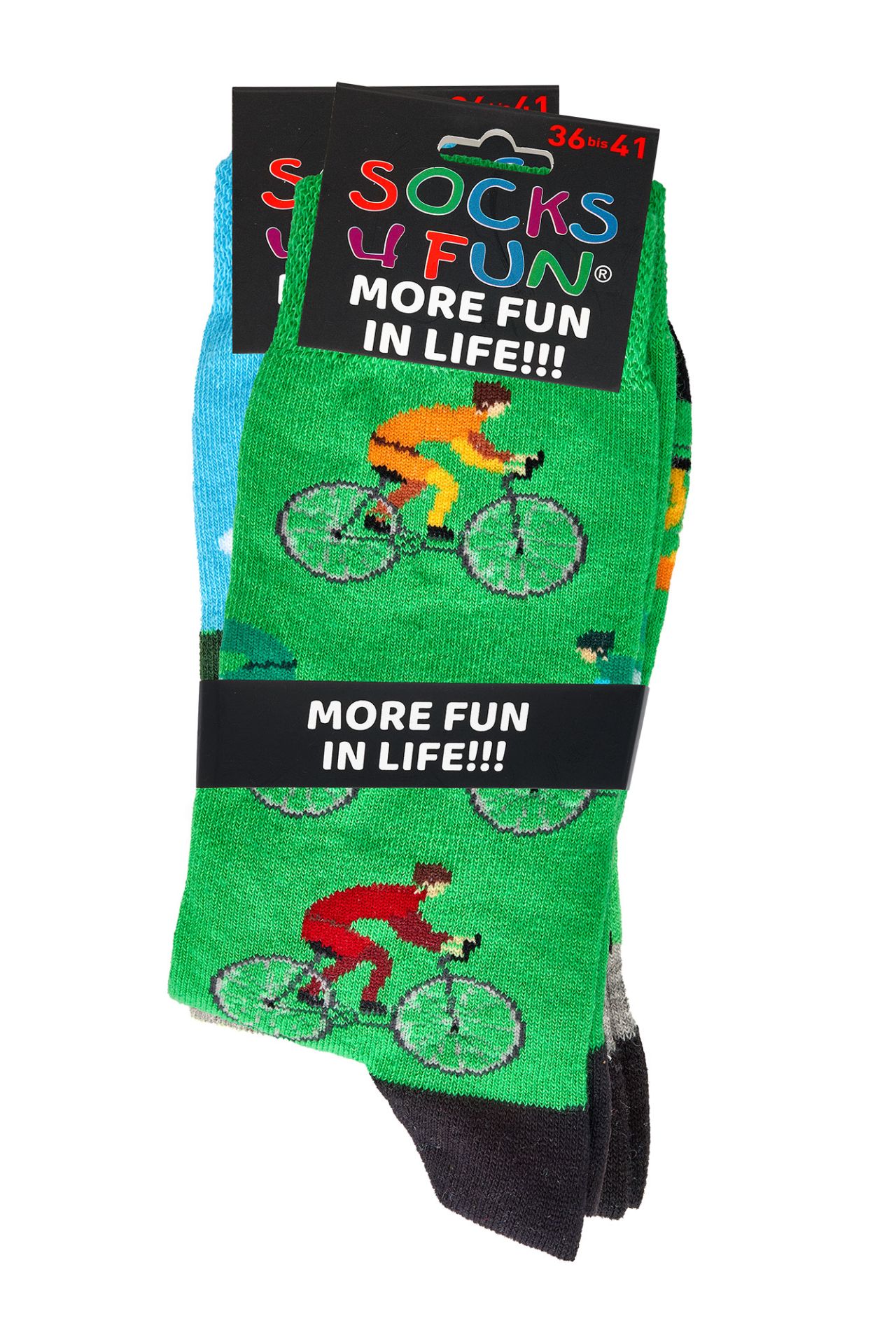 SOCKS4FUN Unisex sokker * 2-pak Cykling 4 SOCKS4FUN Unisex sokker * 2-pak Cykling - Billede 4