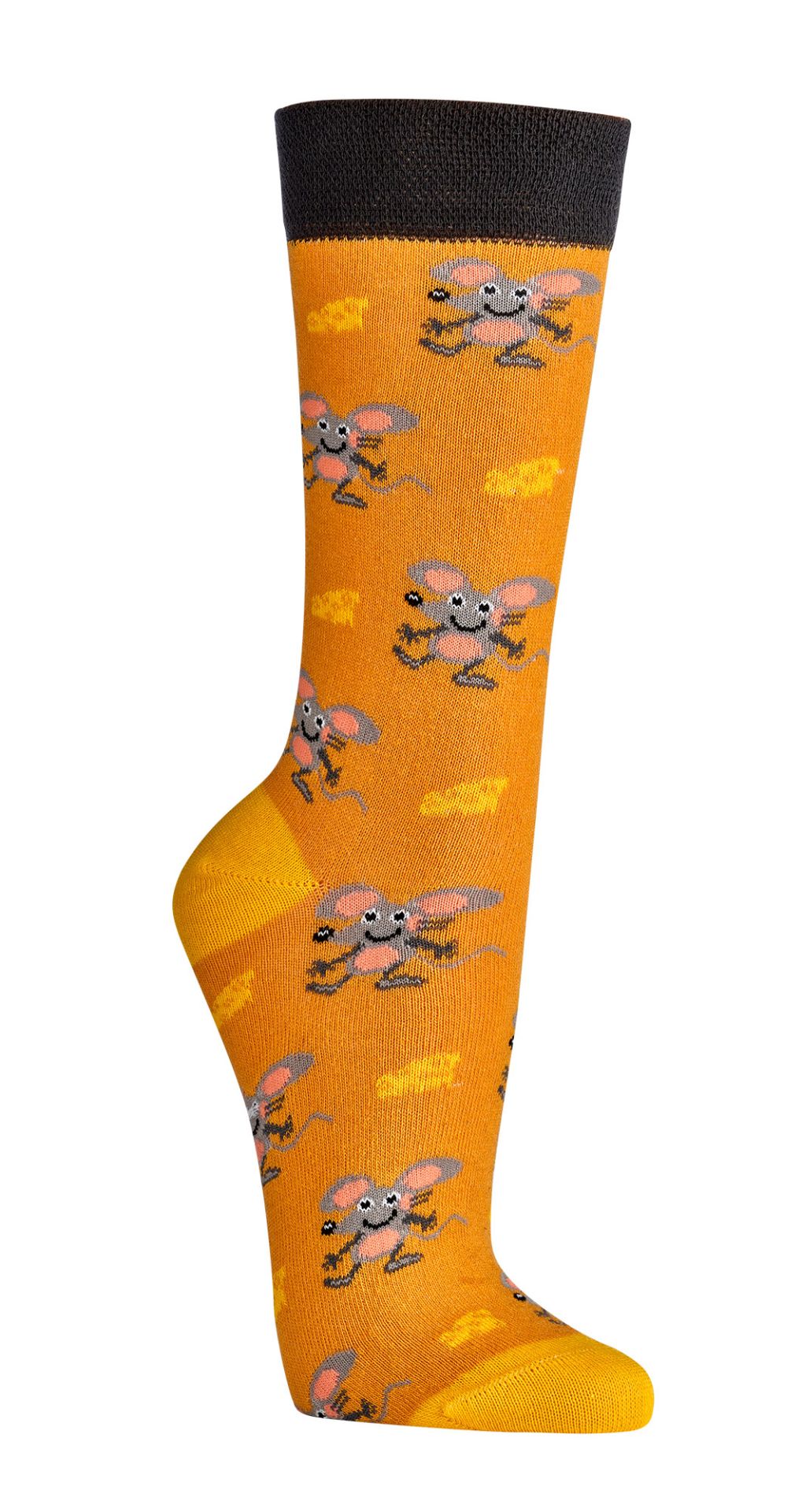 SOCKS4FUN Unisex sokker * 2pak CheesyMouse 4 SOCKS4FUN Unisex sokker * 2pak CheesyMouse - Billede 4