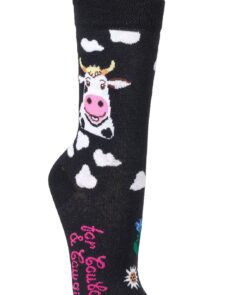 SOCKS4FUN Unisex sokker * 2-pak Køer - Billede 4